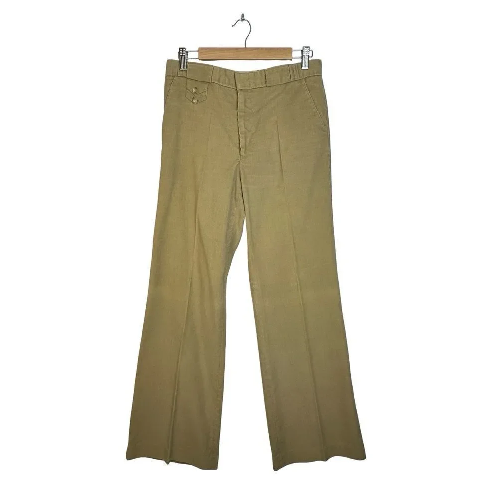 THE GREAT AMERICAN CLOTHING COMPANY Vintage Tan Corduroy Suit 42